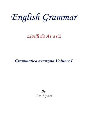 cover image of English Grammar Volume 1